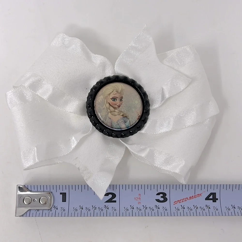DISNEY HAIR BOW BUNDLE OF 6 OWL HELLO KITTY DISNEY PRINCESS MINNIE HAND MADE